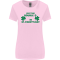 I Put the DD in St. Paddy's Day Funny Boobs Womens Wider Cut T-Shirt Light Pink