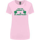 I Put the DD in St. Paddy's Day Funny Boobs Womens Wider Cut T-Shirt Light Pink