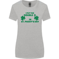 I Put the DD in St. Paddy's Day Funny Boobs Womens Wider Cut T-Shirt Sports Grey