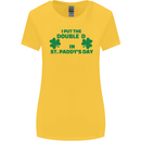 I Put the DD in St. Paddy's Day Funny Boobs Womens Wider Cut T-Shirt Yellow