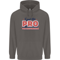 I Put the Pro In Procrastination Procrastinate Mens 80% Cotton Hoodie Charcoal
