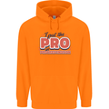 I Put the Pro In Procrastination Procrastinate Mens 80% Cotton Hoodie Orange