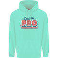 I Put the Pro In Procrastination Procrastinate Mens 80% Cotton Hoodie Peppermint