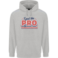 I Put the Pro In Procrastination Procrastinate Mens 80% Cotton Hoodie Sports Grey
