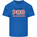 I Put the Pro In Procrastination Procrastinate Mens Cotton T-Shirt Tee Top Royal Blue