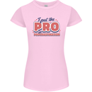 I Put the Pro In Procrastination Procrastinate Womens Petite Cut T-Shirt Light Pink