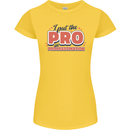 I Put the Pro In Procrastination Procrastinate Womens Petite Cut T-Shirt Yellow