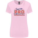 I Put the Pro In Procrastination Procrastinate Womens Wider Cut T-Shirt Light Pink