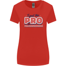 I Put the Pro In Procrastination Procrastinate Womens Wider Cut T-Shirt Red