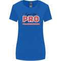 I Put the Pro In Procrastination Procrastinate Womens Wider Cut T-Shirt Royal Blue