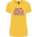 I Put the Pro In Procrastination Procrastinate Womens Wider Cut T-Shirt Yellow
