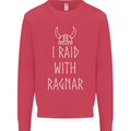 I Raid With Ragnar The Vikings Valhalla Kids Sweatshirt Jumper Heliconia