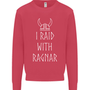 I Raid With Ragnar The Vikings Valhalla Kids Sweatshirt Jumper Heliconia
