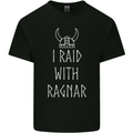 I Raid With Ragnar The Vikings Valhalla Kids T-Shirt Childrens Black