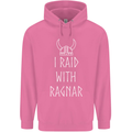 I Raid With Ragnar The Vikings Valhalla Mens 80% Cotton Hoodie Azelea