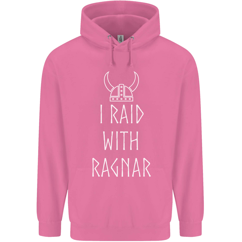 I Raid With Ragnar The Vikings Valhalla Mens 80% Cotton Hoodie Azelea