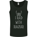 I Raid With Ragnar The Vikings Valhalla Mens Vest Tank Top Black