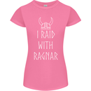 I Raid With Ragnar The Vikings Valhalla Womens Petite Cut T-Shirt Azalea