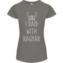 I Raid With Ragnar The Vikings Valhalla Womens Petite Cut T-Shirt Charcoal
