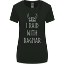 I Raid With Ragnar The Vikings Valhalla Womens Wider Cut T-Shirt Black