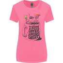 I Run On Coffee and Christmas Cheer Skull Womens Wider Cut T-Shirt Azalea