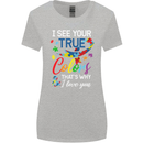 I See Your True Colours Autism Autistic Womens Wider Cut T-Shirt Sports Grey