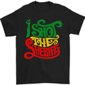 I Shot the Sheriff Bob Marley Mens T-Shirt Cotton Gildan Black