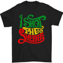 I Shot the Sheriff Bob Marley Mens T-Shirt Cotton Gildan Black