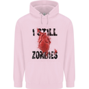 I Still Heart Zombies Apocalypse Childrens Kids Hoodie Light Pink