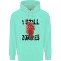 I Still Heart Zombies Apocalypse Childrens Kids Hoodie Peppermint