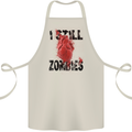 I Still Heart Zombies Apocalypse Cotton Apron 100% Organic Natural