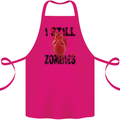 I Still Heart Zombies Apocalypse Cotton Apron 100% Organic Pink