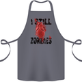 I Still Heart Zombies Apocalypse Cotton Apron 100% Organic Steel