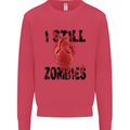 I Still Heart Zombies Apocalypse Kids Sweatshirt Jumper Heliconia