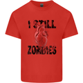 I Still Heart Zombies Apocalypse Kids T-Shirt Childrens Red