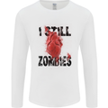 I Still Heart Zombies Apocalypse Mens Long Sleeve T-Shirt White