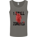 I Still Heart Zombies Apocalypse Mens Vest Tank Top Charcoal