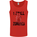 I Still Heart Zombies Apocalypse Mens Vest Tank Top Red