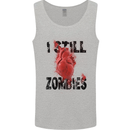 I Still Heart Zombies Apocalypse Mens Vest Tank Top Sports Grey
