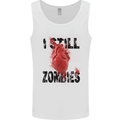 I Still Heart Zombies Apocalypse Mens Vest Tank Top White