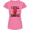 I Still Heart Zombies Apocalypse Womens Petite Cut T-Shirt Azalea