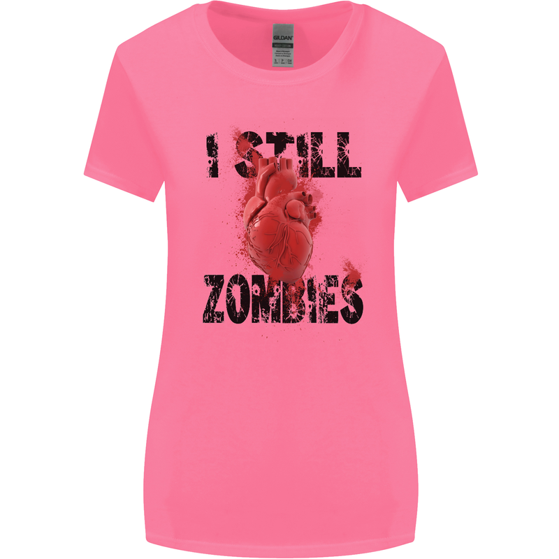 I Still Heart Zombies Apocalypse Womens Wider Cut T-Shirt Azalea