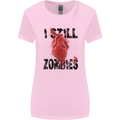 I Still Heart Zombies Apocalypse Womens Wider Cut T-Shirt Light Pink