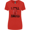 I Still Heart Zombies Apocalypse Womens Wider Cut T-Shirt Red