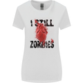 I Still Heart Zombies Apocalypse Womens Wider Cut T-Shirt White