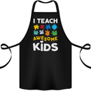 I Teach Awesome Kids Funny Teacher Teaching Cotton Apron 100% Organic Black