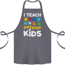 I Teach Awesome Kids Funny Teacher Teaching Cotton Apron 100% Organic Steel