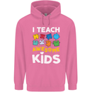 I Teach Awesome Kids Funny Teacher Teaching Mens 80% Cotton Hoodie Azelea