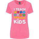I Teach Awesome Kids Funny Teacher Teaching Womens Wider Cut T-Shirt Azalea