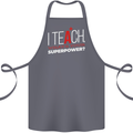 I Teach Whats Your Superpower Funny Teacher Cotton Apron 100% Organic Steel